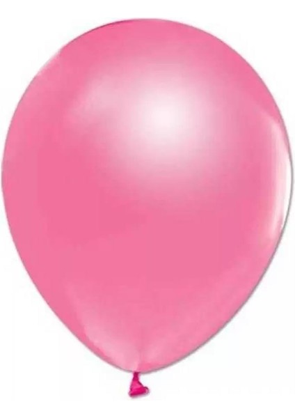 Balon Metalik Pembe 100 Lü