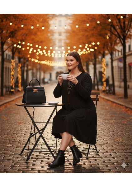 Kadın Büyük Beden Viskon Kloş Çok Rahat Elbise fiyatları