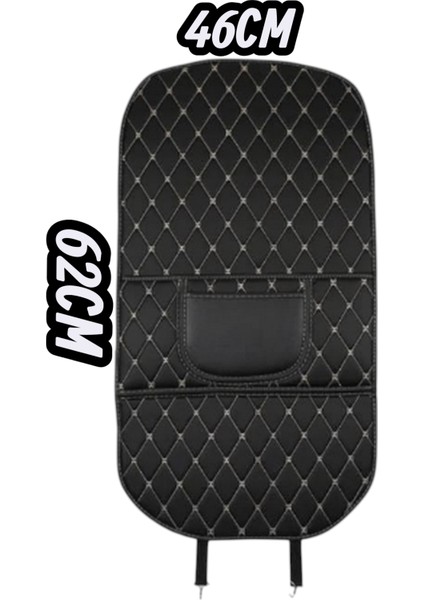 Araç Koltuk Arkası Ototurco Deri Organizer Sıyah