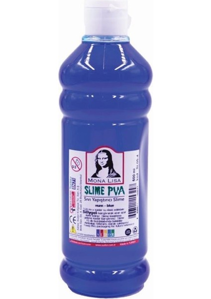 Sıvı Yapıştırıcı Slime 500 ml Mavi SL05-4