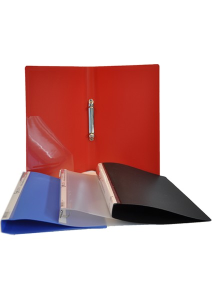 Halkalı Dosya Pp 2 Halkalı A4 Kırmızı