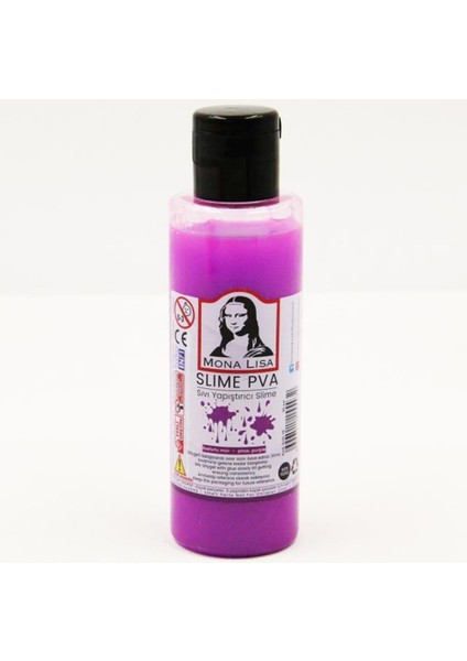 Sıvı Yapıştırıcı Slime 70 ml Fosforlu Mor SL01-16