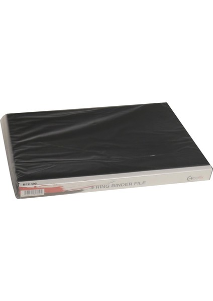 Halkalı Dosya Pp 4 Halkalı A4 Siyah