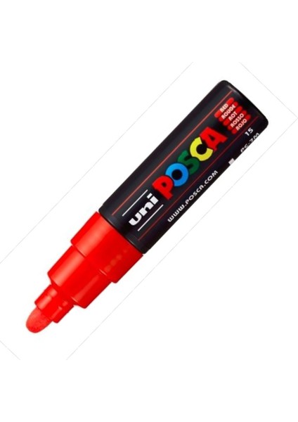 Posca 4.5-5.5 Su Bazlı Poster Markörü Kırmızı Pc-7m