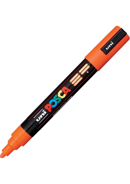 Posca 1.8-2.5 Su Bazli Poster Markörü Turuncu Pc-5m