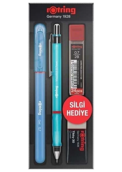 Okul Seti Visuclick+Jel 0.7 mm Mavi