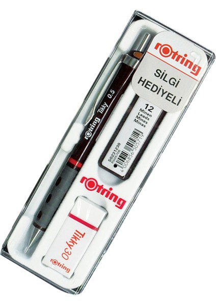 Okul Seti Versatil+Min Silgi Hediyeli 0.7 mm Bordo RO-KK07-07