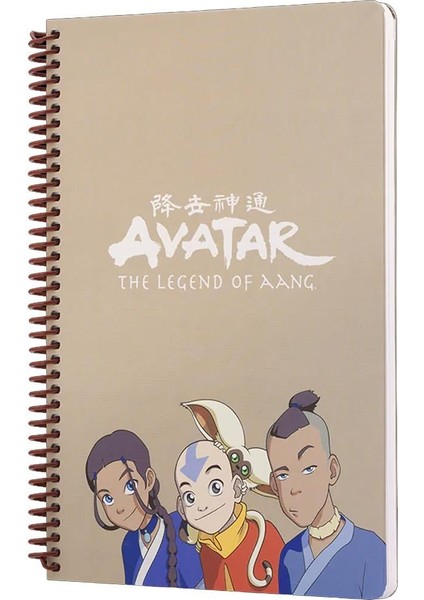 Spiralli Defter Avatar Katara Sokka Aang Krem 80 Yp 17X24 DFT-388623