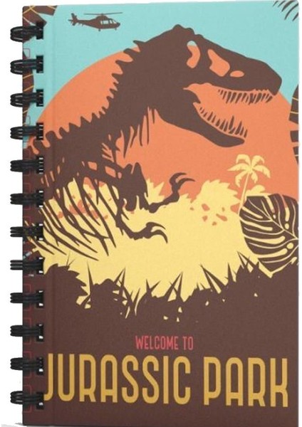 Spiralli Defter Jurassic Park Wellcome To Kahverengi 80 Yp 17X24 DFT-388609