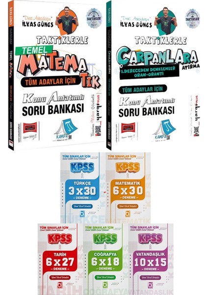 Taktiklerle Temel Matematik Çarpanlara Ayırma Ilyas Güneş - 5 Ders 31 Deneme
