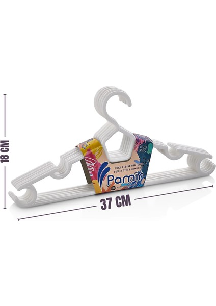 12 Adet Karizma Askı Elbise Askısı -Karışık Renk modelleri