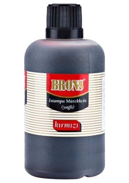 Istampa Mürekkebi Yağlı 500 cc Kırmızı BR-322