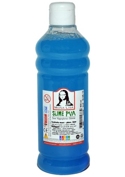 Sıvı Yapıştırıcı Slime 500 ml Fosforlu Mavi SL05-13