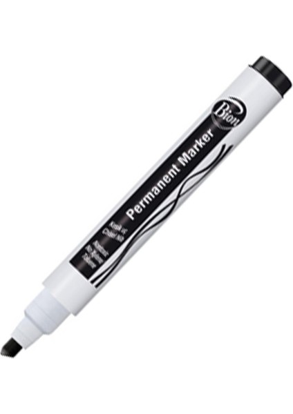 Markör Permanent Kesik Uç Siyah 9177