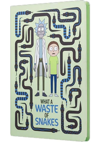 Sert Kapak Butik Defter Rick And Morty Yılan Krem 80 Yp 15X21 DFT-388074