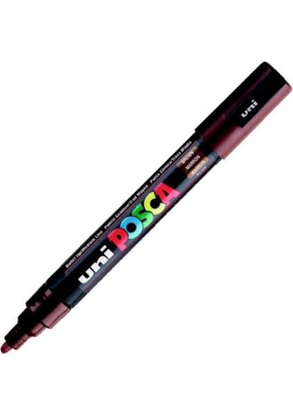 Posca 1.8-2.5 Su Bazlı Poster Markörü Kahverengi Pc-5m