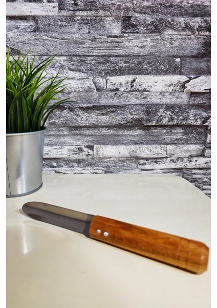 Ahşap Saplı Yerli Kabak. Patlıcan ve Sebze Oyacağı 1 Adet fiyatları