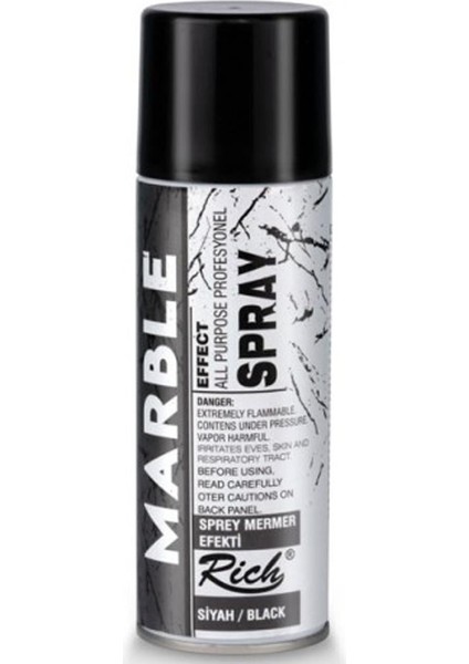 Sprey Mermer Efekti 200 ml Siyah 20011371