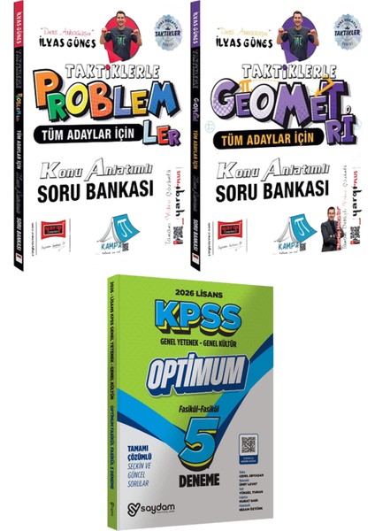 Taktiklerle Problemler Geometri Ilyas Güneş - Lisans Optimum 5 Deneme