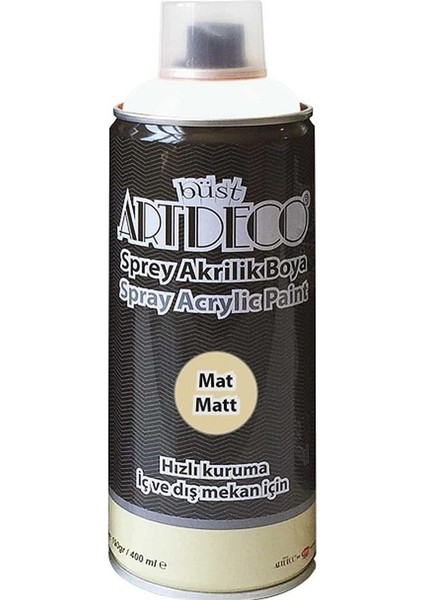 Akrilik Sprey Boya 400 ml Mat Beyaz M060