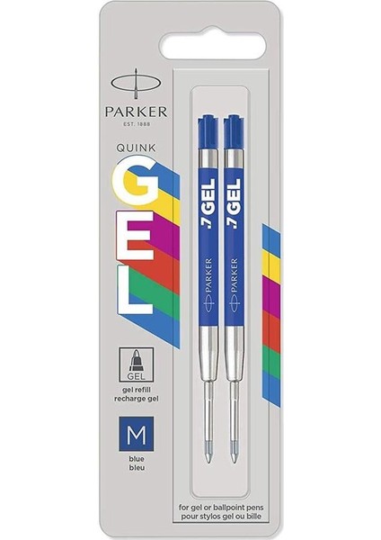 Jel Kalem Refill Pls. Gövde 2 Li Blis. M Uç Mavi