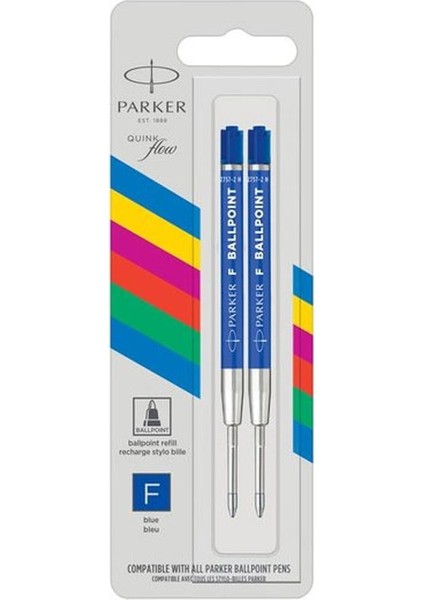 Ekonomik Tükenmez Refill 2 Li Bls F Uç Mavi