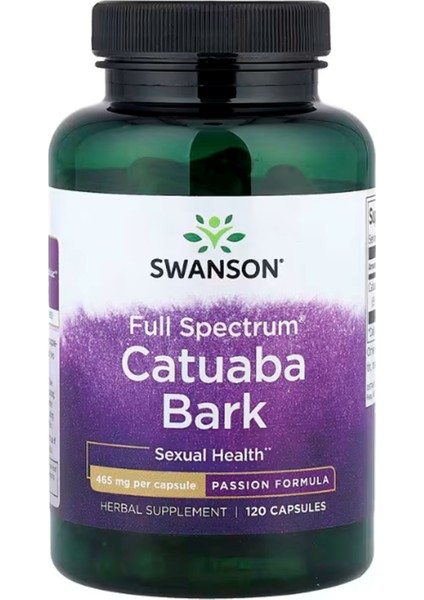 , Full Spec Trum® Catuaba Bark, 465 Mg, 120 Capsules