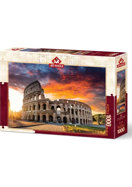 Puzzle 1000 Parça Colosseumda Gün Batımı 5265