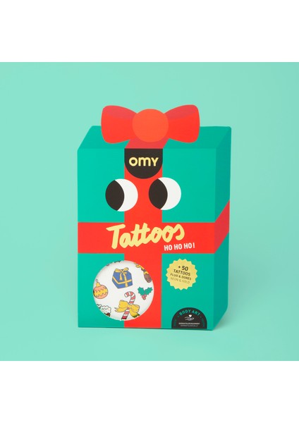 Tattoos Geçici Dövme -Ho Ho Ho