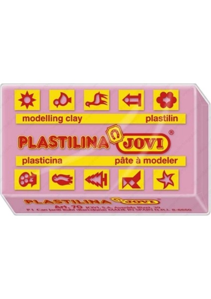 Oyun Hamuru Plaka 30 Lu 50 gr Pembe 70/07