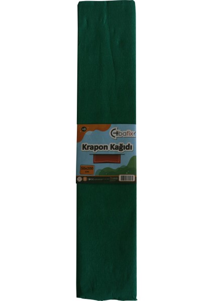 Krapon Kağıdı 10 Lu 50X200 cm Koyu Yeşil