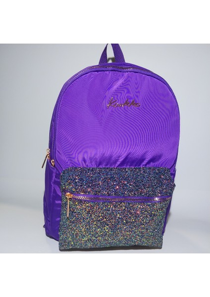 Sırt Çantası Brıght Taşlı-Mor K1652