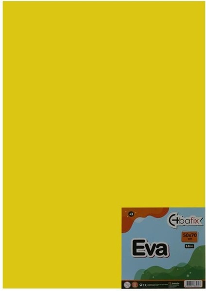 Eva Düz Renk 50X70 Sarı
