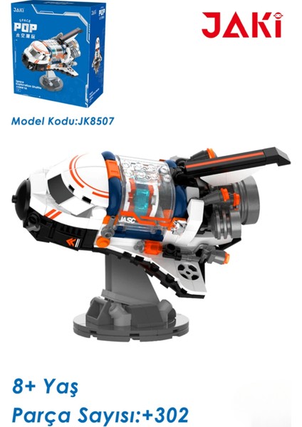 Jaki Mini Space Serisi/uzay Araştırma UÇAĞI-JK8507 (+302 Parça) Oyuncak Yapım Seti fiyatları