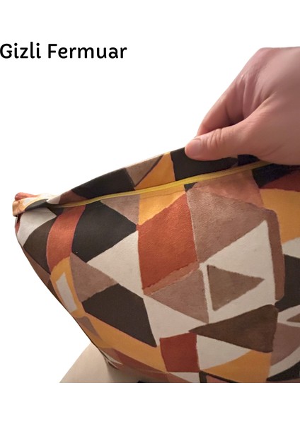 Dekoratif Kırlent Kılıfı (43X43 Cm)– Ithal Kumaş, Gizli Fermuarlı (3 Farklı Renk) indirimleri