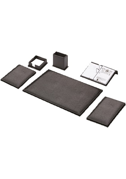 Sümen Takımı 6 Parça Napa Suni Deri Siyah 903