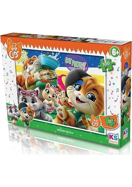 Puzzle 100 Parça 44 Cats 714