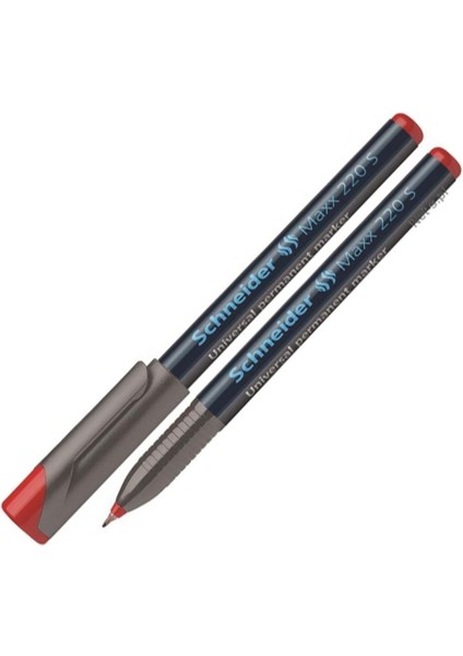 Asetat Kalemi Permanent 220 S Seri 0.4 mm Kırmızı 112402