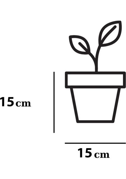 3 Adet Ixora 2 Litre Çift Renk Dekoratif Tabaklı Saksı 15 cm modelleri