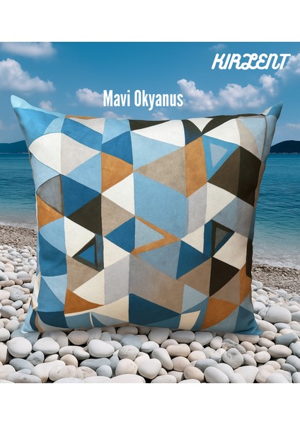 Dekoratif Kırlent Kılıfı (43X43 Cm)– Ithal Kumaş, Gizli Fermuarlı (3 Farklı Renk)