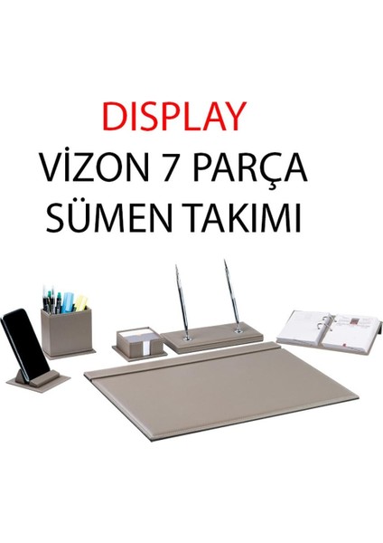 Sümen Takımı Dısplay 7 Parça Vizon 4-8120000-2071