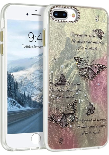 iPhone 7 Plus Kılıf Blade Aynalı Desenli Kapak - Desen 6