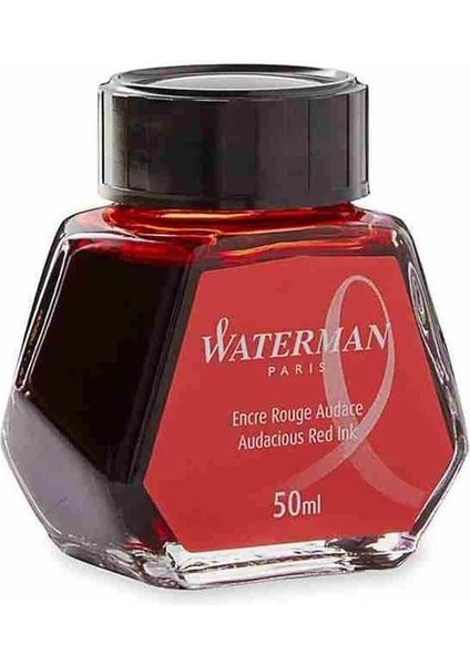 Dolma Kalem Mürekkebi Cam Şişede 50 ml Kırmızı S0110730