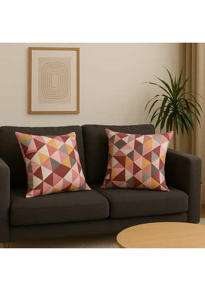 Dekoratif Kırlent Kılıfı (43X43 Cm)– Ithal Kumaş, Gizli Fermuarlı (3 Farklı Renk) modelleri