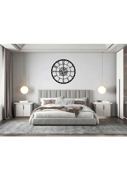 Pusula Desen Metal Duvar Saati Tepedentırnağa Özel Seri modelleri