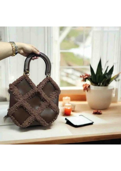 Bayan Deri Örgü Çanta modelleri