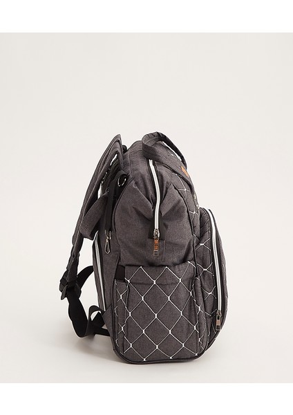 Mamma Premium / Smile Anne Bebek Bakım Sırt Çantası Termal Biberonluk ve Bebek Arabası Askı Aparatı Hediyeli indirimleri