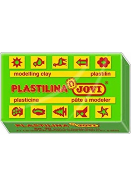 Oyun Hamuru Plaka 30 Lu 50 gr Açık Yeşil 70/10