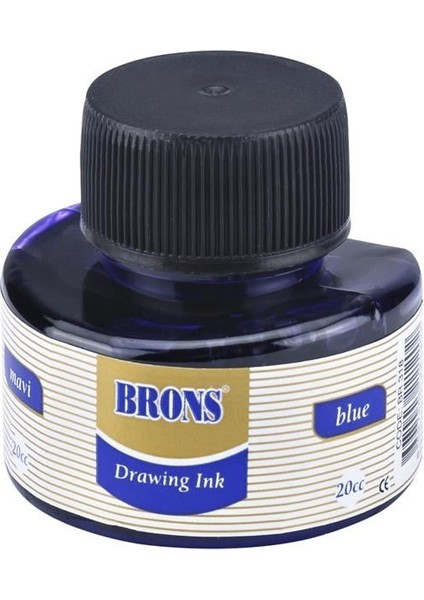 Çini Mürekkebi 20 cc Mavi BR-318