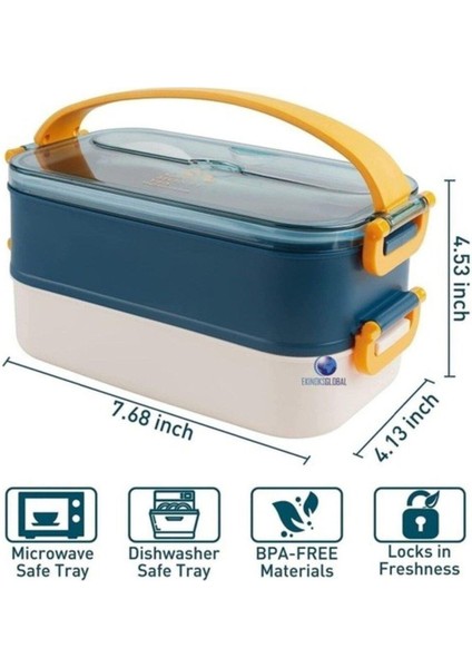 Çift Katman Paslanmaz Çelik Yemek Kutusu Sefer Tası Saklama Kabı Yeşil modelleri